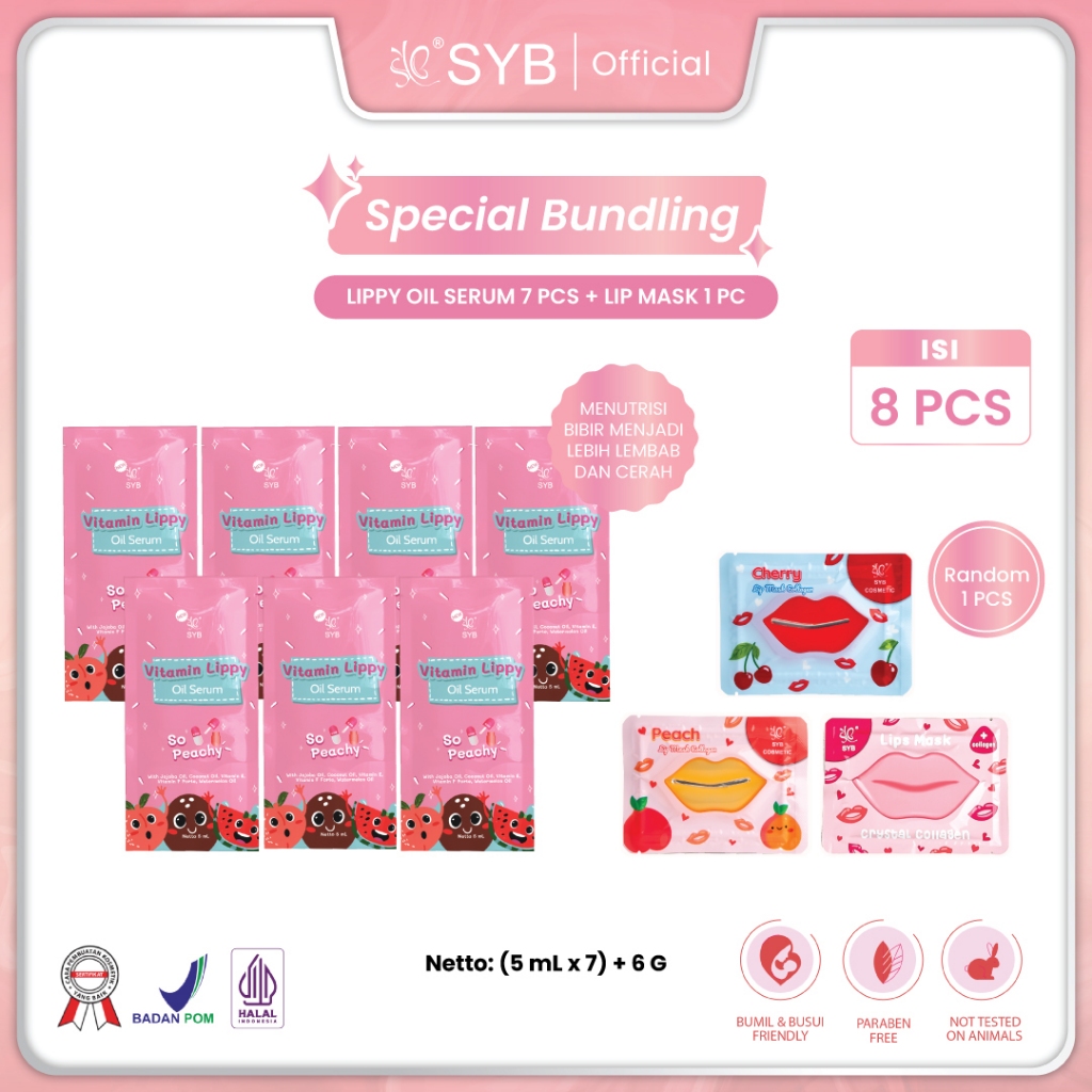 Jual Paket Bundling New Syb Vitamin Lippy Oil Serum Shopee Indonesia 8498