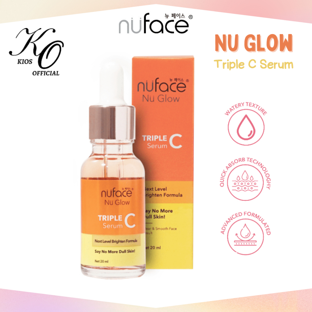 Jual Nuface Nu Glow Triple C Serum 20ml | Shopee Indonesia