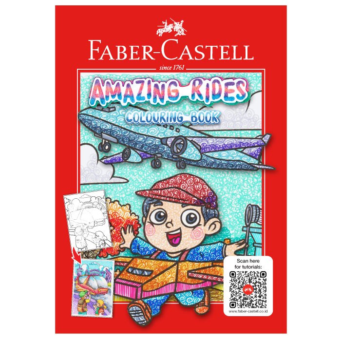 Jual Faber Castell Colouring Book Buku Mewarnai Kreatif 10402 | Shopee