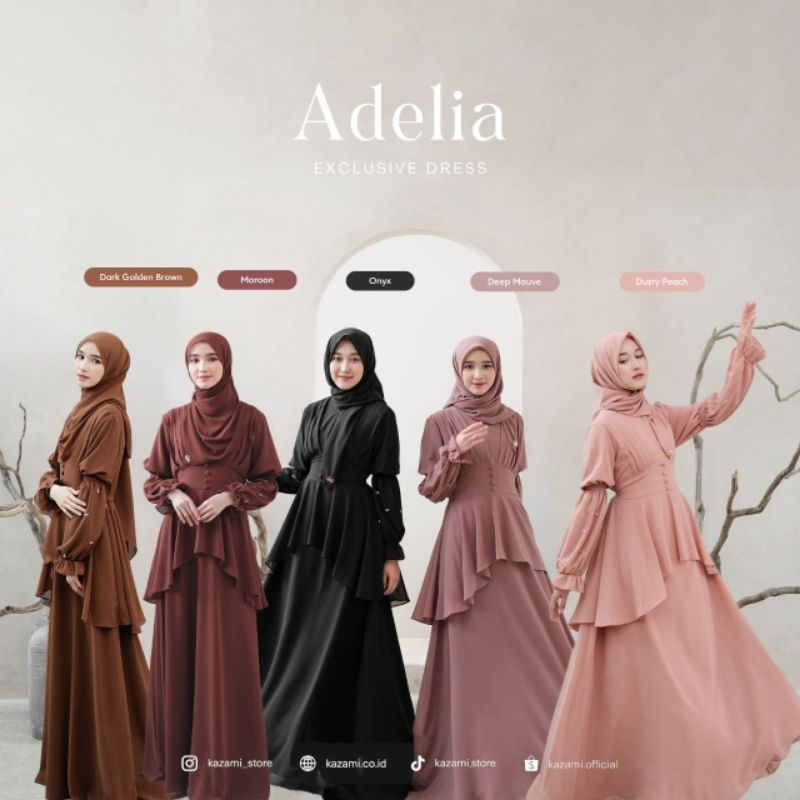 Jual ! READY ! ADELIA DRESS BY KAZAMI STORE | Shopee Indonesia