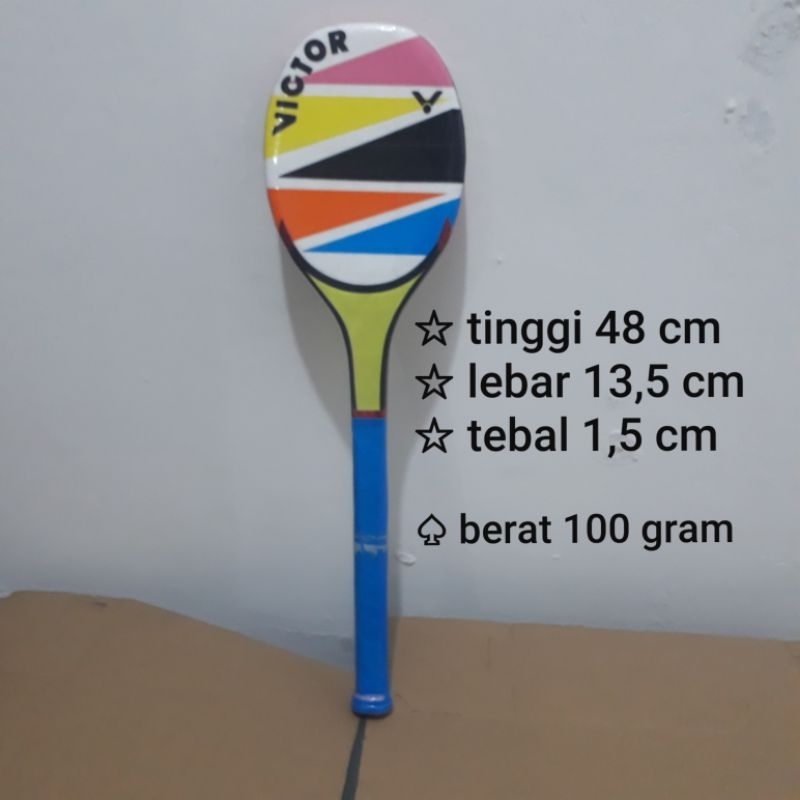 Jual raket kayu toktak tiktok raket kayu redi papan berkualitas suara ...