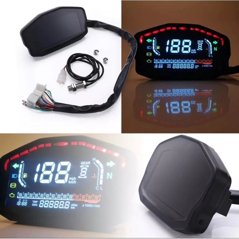 Jual Speedometer Digital dometer Lampu Zt Rx3 Led dan new Universal ...