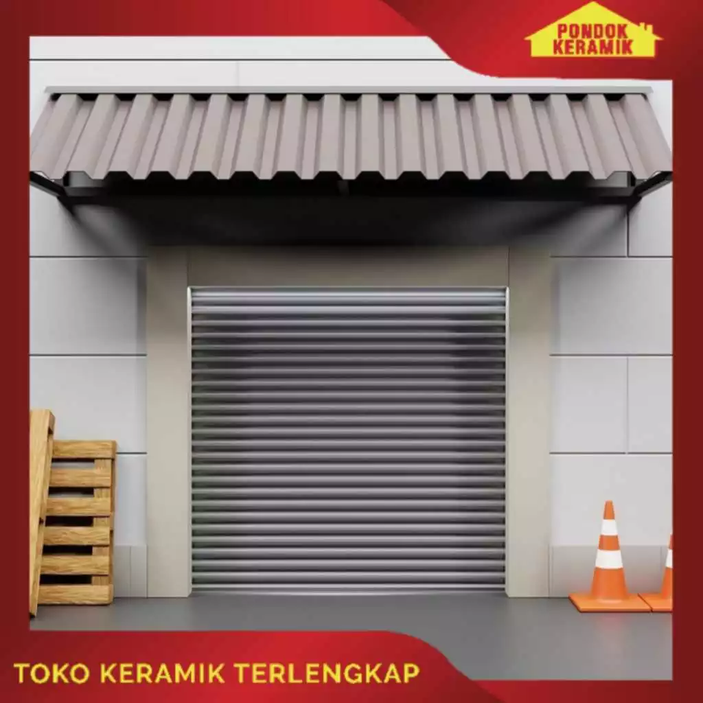 Rolling Door Automatic Custom / Rolling Door Otomatis Aluminium Lebar 501 - 550 cm