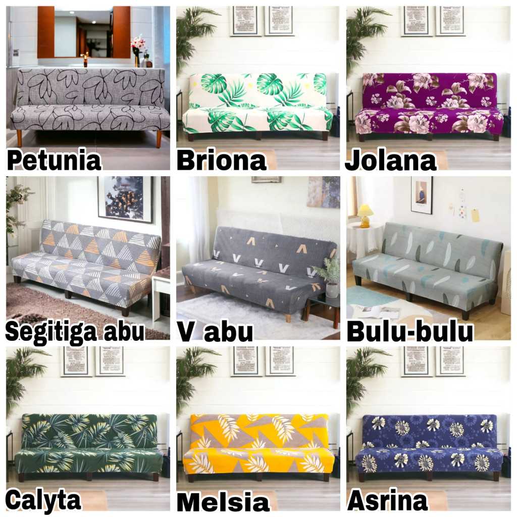 Jual Cover Sofa Bed INFORMA StretchSarung PENUTUP Sofa Bed ELASTIS
