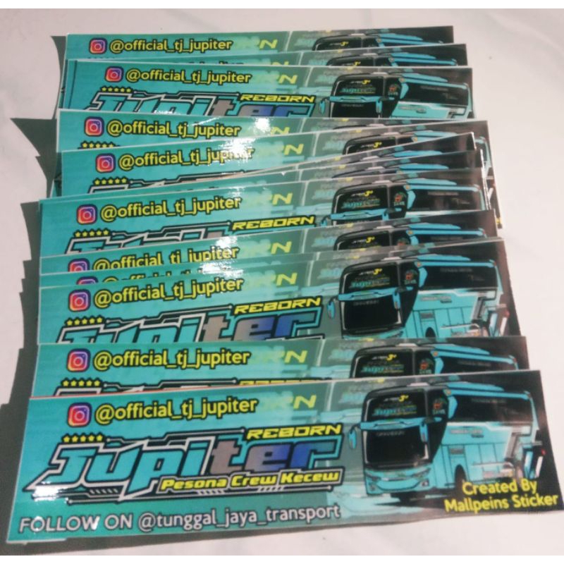Jual harga per 1pcs stiker terbaru bus basuri Kids panda, Armagedon ...
