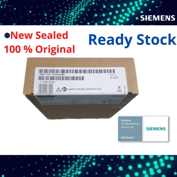 Jual Siemens 6ES7331-1KF02-0AB0 SIMATIC S7-300, Analog input SM 331, 8 ...