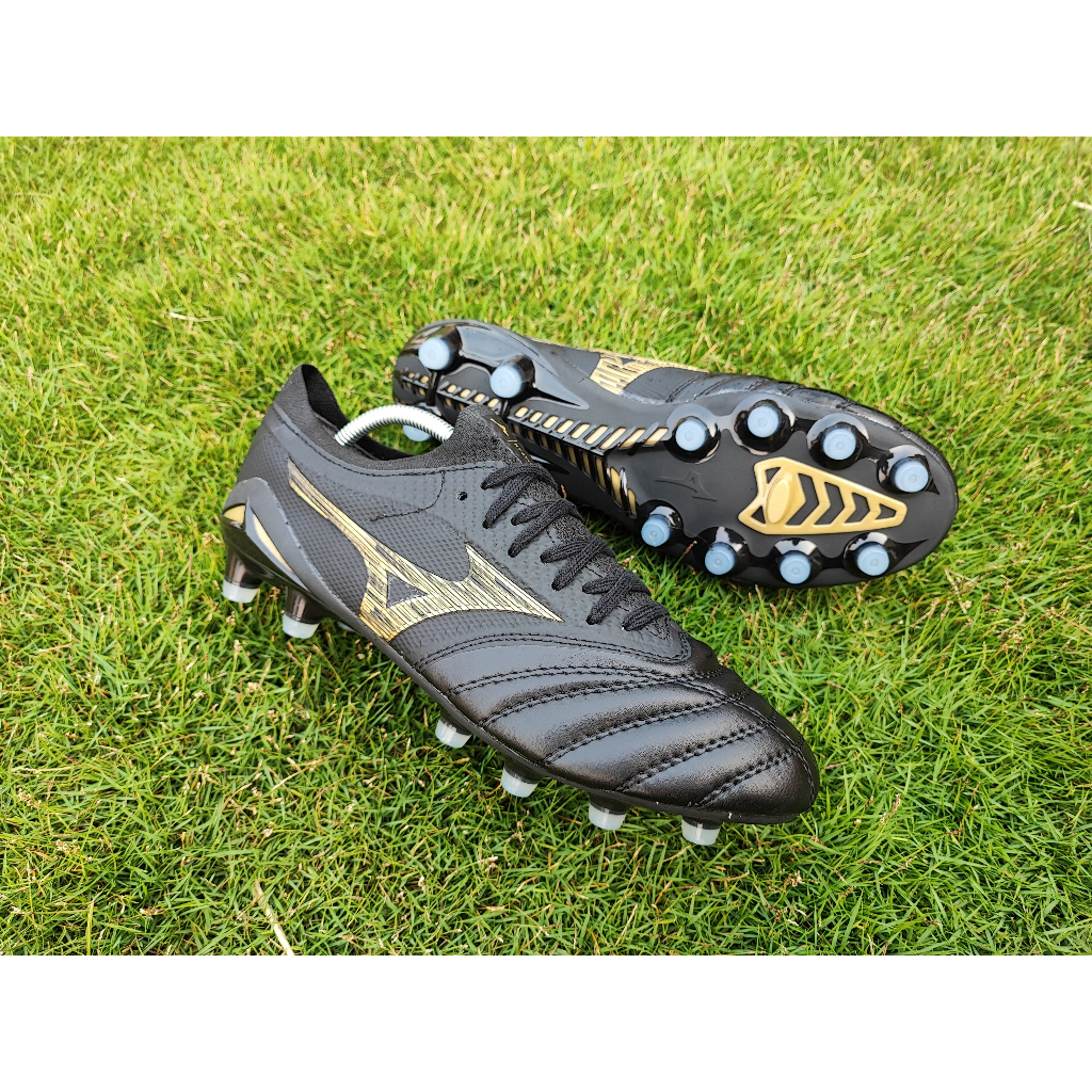 Jual Sepatu Sepak Bola Soccer Mizuno Morelia Neo Iv Beta Elite Fg Black Gold Shopee Indonesia