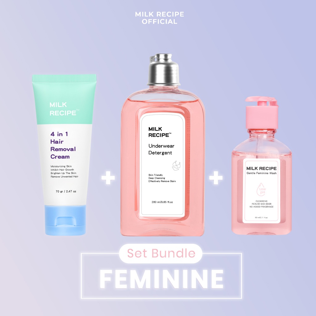 Jual Milk Recipe Bundle Set Feminine Set Hair Removal + Underwear