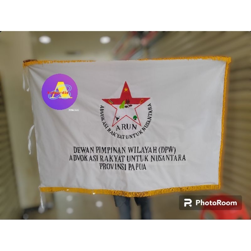 Jual Bendera Pataka Bordir Custom Arun Ukuran 90x135cm Shopee Indonesia