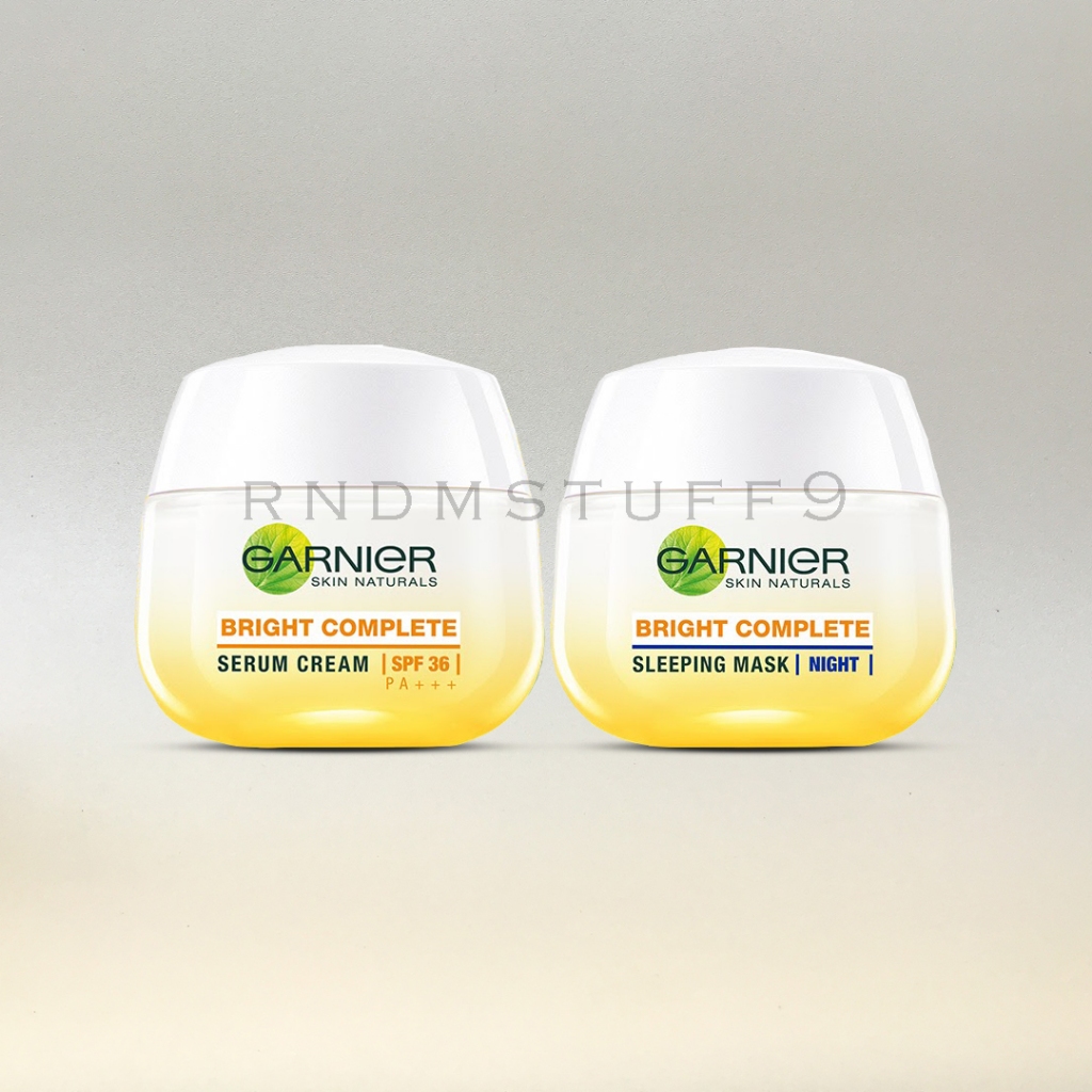 Jual Garnier Light Complete / Bright Complete Day Cream SPF 36/PA+++ / Sleeping Mask Night Cream