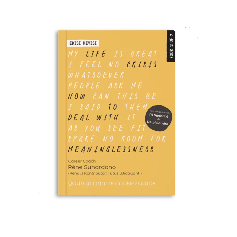 Jual LIFE CRISIS HOW TO DEAL WITH MEANINGLESSNESS (YOUR ULTIMATE CAREER