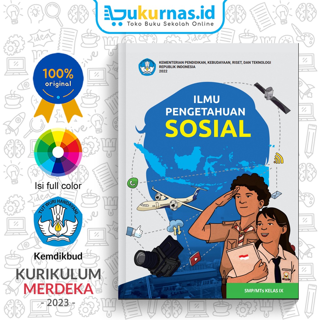 Jual Buku Ilmu Pengetahuan Sosial IPS Untuk SMP/MTs Kelas 9 Kurikulum ...