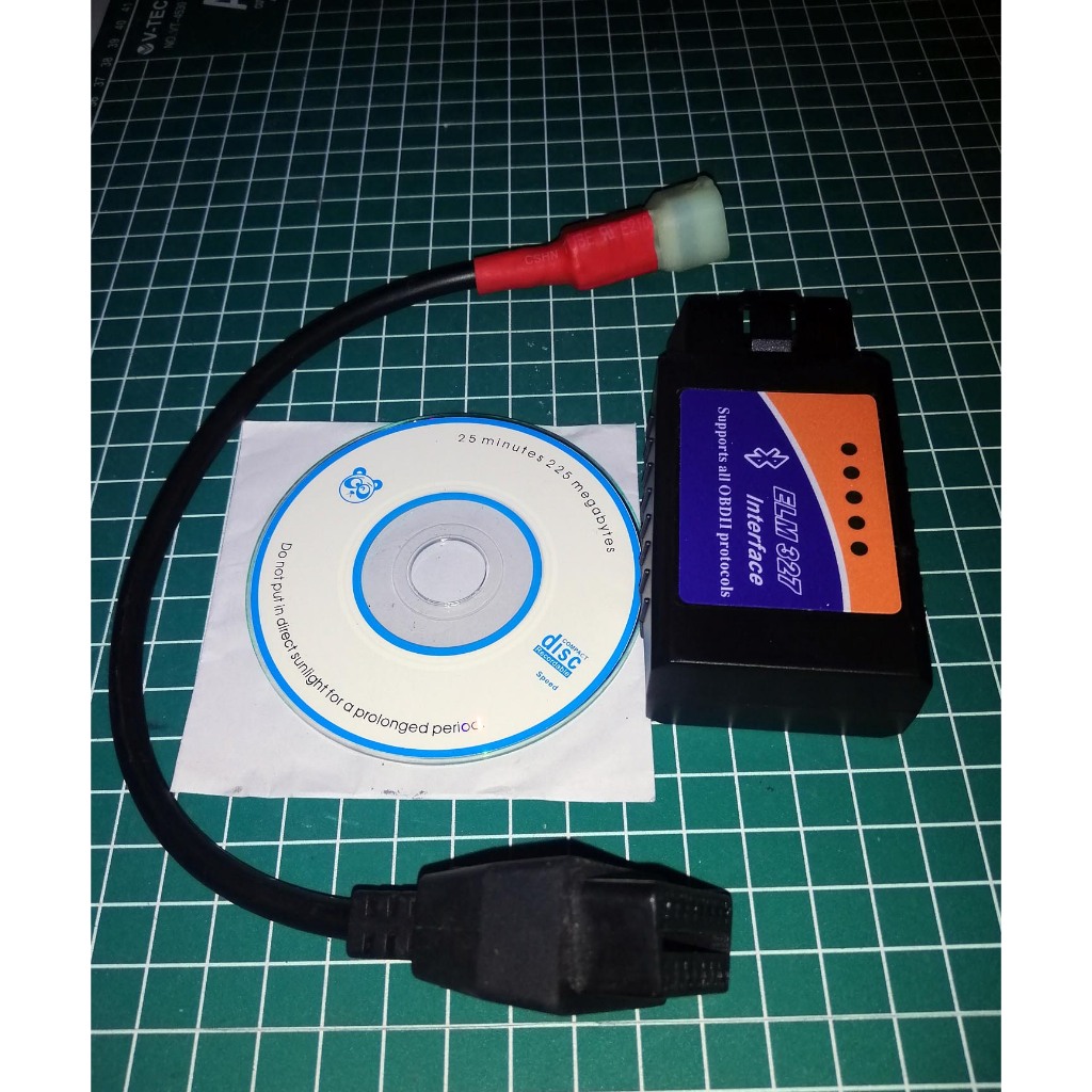 Jual Scanner Scan Sepeda Motor OBD2 Bluetooth Adapter OBD2 To Honda ...