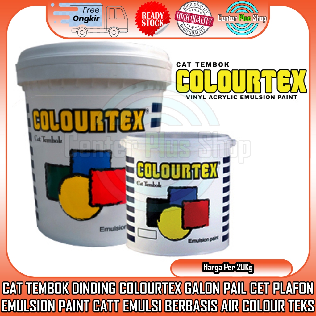 Jual [Kargo] COLOURTEX CAT TEMBOK 20KG DINDING PAIL 20 KG CET COLORTEKS ...