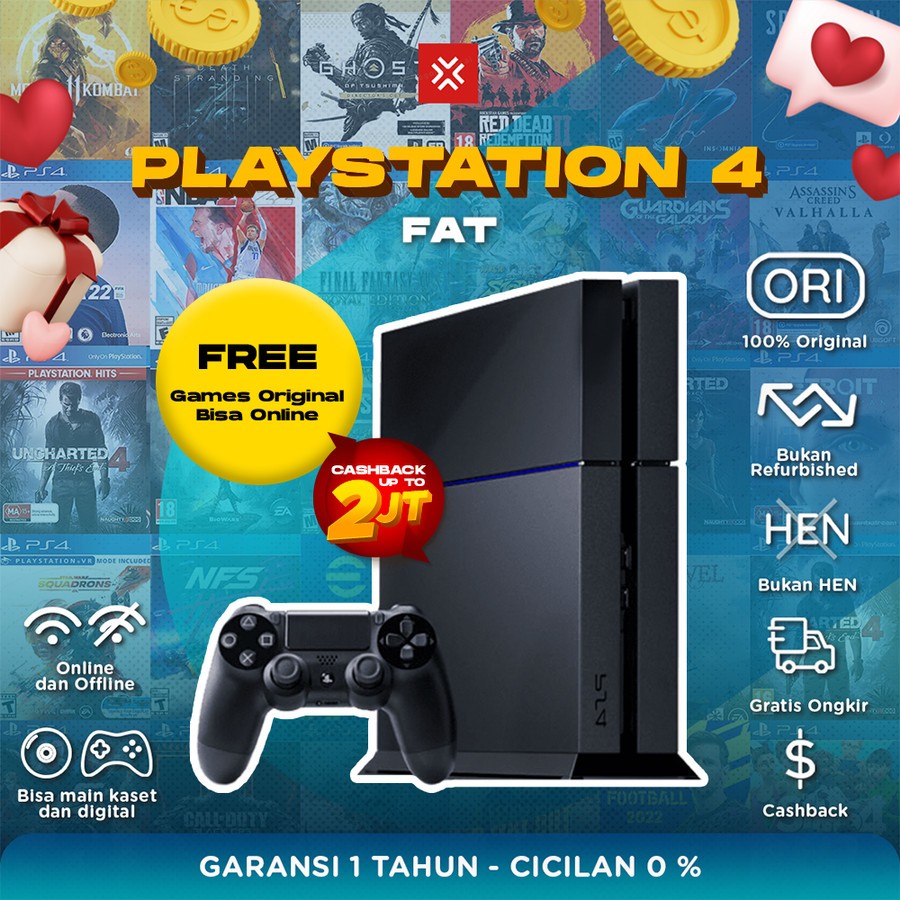 Harga ps4 best sale fat 500gb bekas