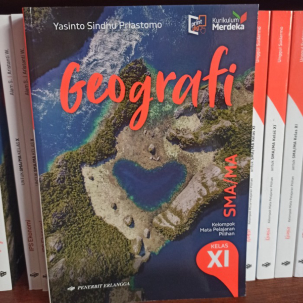 Jual BUKU GEOGRAFI KELAS 2 11 XI SMA ERLANGGA KURIKULUM MERDEKA ...