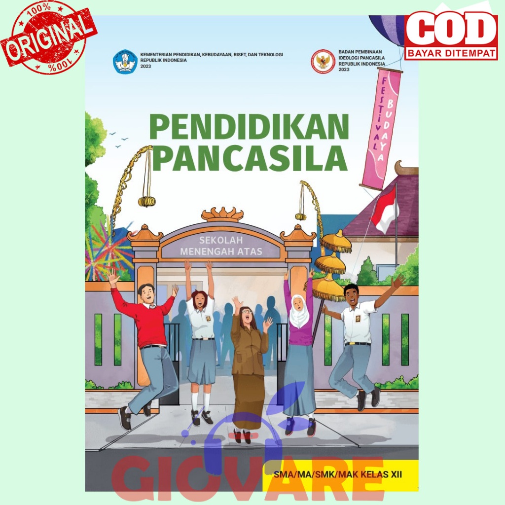 Jual Buku Pendidikan Pancasila Kelas 12 Kurikulum Merdeka Original