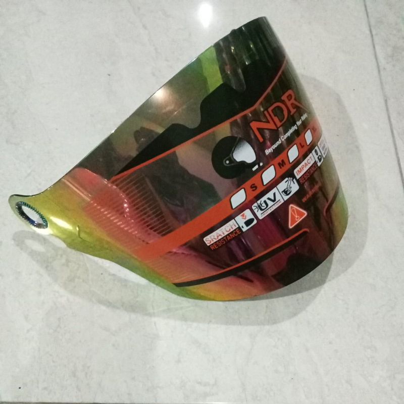 Jual (NDR-4) Kaca Helm AVA Half Face Pet all Varian Warna Bening