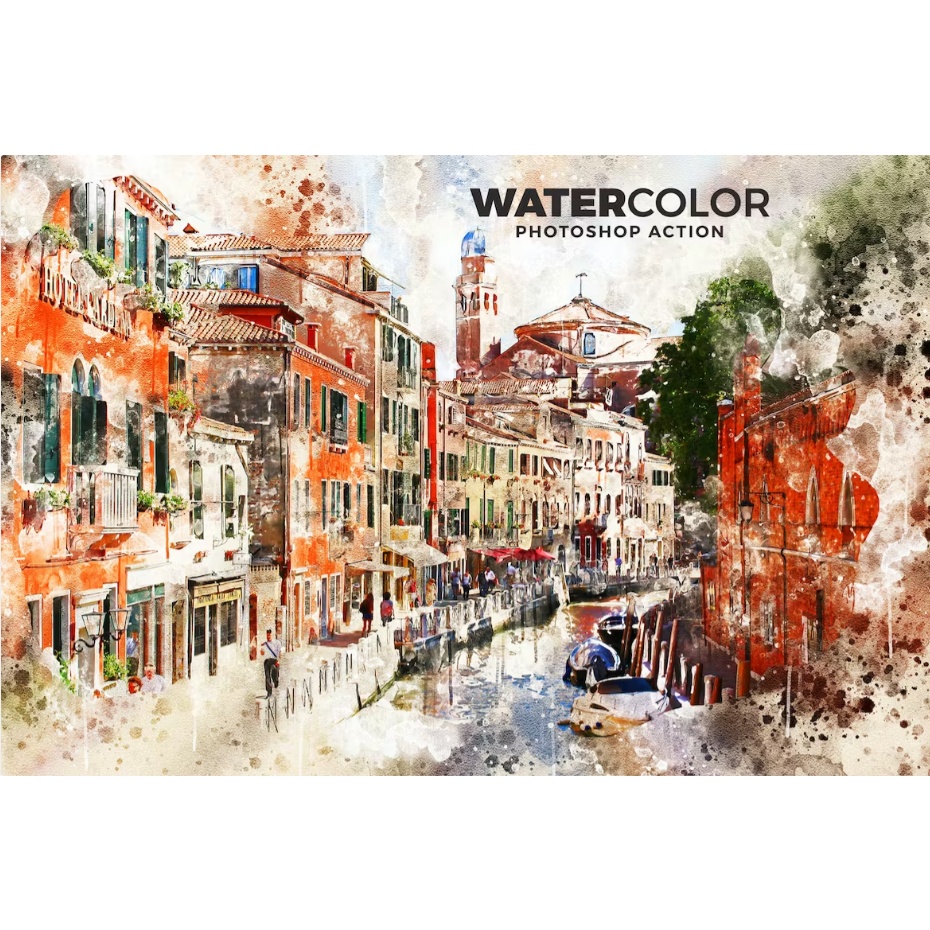 Jual Watercolor Photoshop Action | Shopee Indonesia
