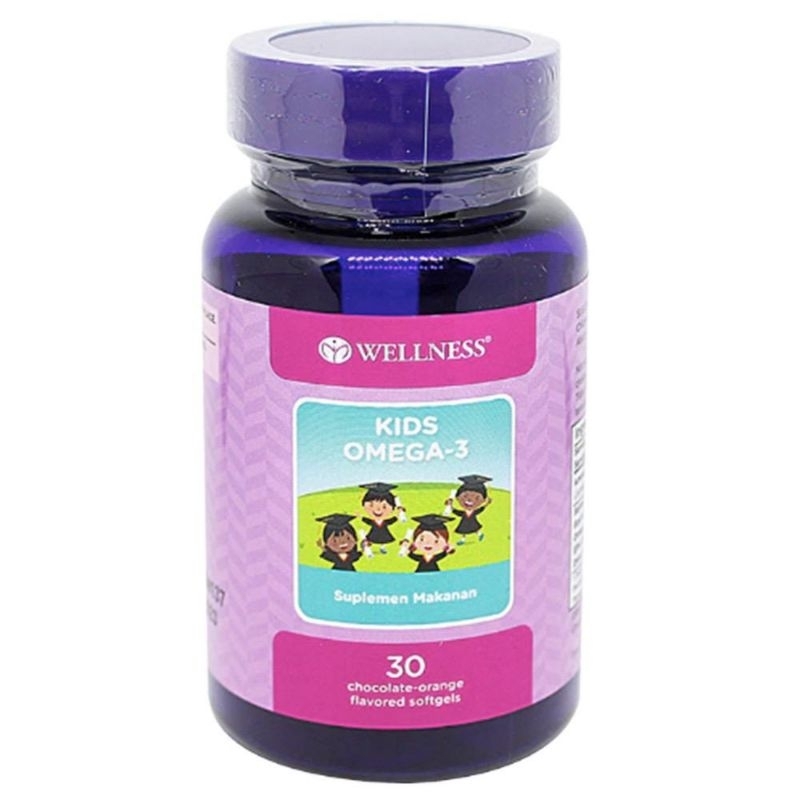 Jual WELLNESS KIDS OMEGA 3 FISH SALMON OIL VITAMIN IMUNITAS FUNGSI OTAK