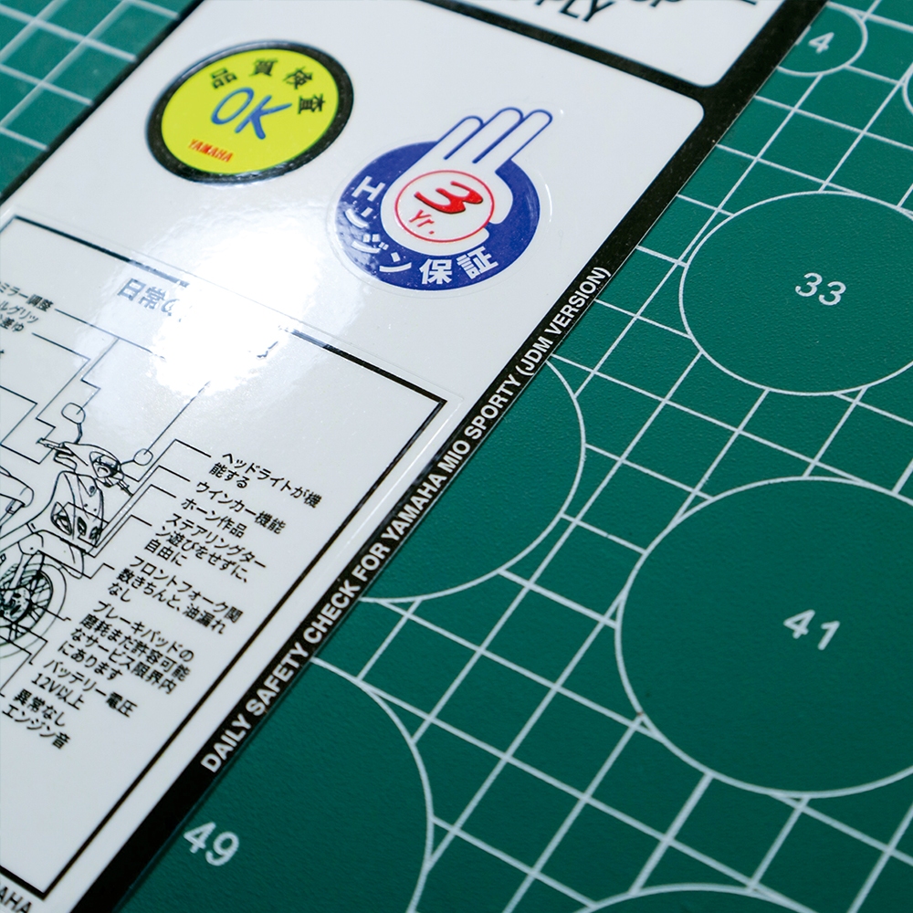 Jual Sticker detail/Warning Decals/Sticker Warning/Stiker pelengkap ...