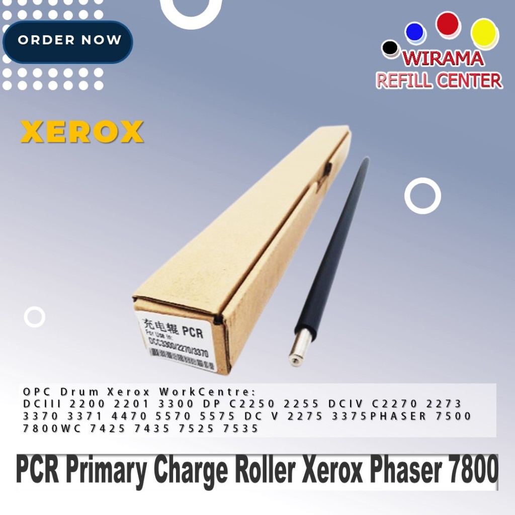 Jual PCR Primary Charge Roller Xerox Phaser 7800 Shopee Indonesia
