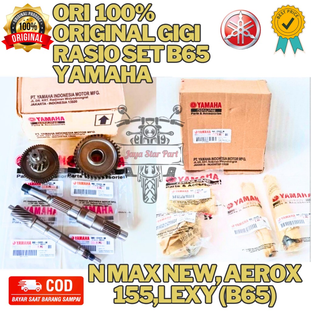 Jual ORIGINAL ASLI YAMAHA YGP Gigi Rasio Set KODE B65-E7431-00 Yamaha ...