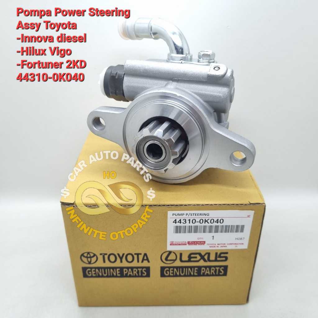 Jual POMPA POWER STEERING INNOVA DIESEL INOVA HILUX VIGO FORTUNER 2KD