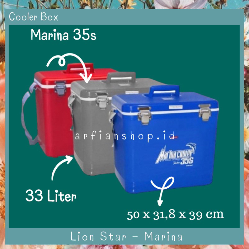 Jual Lion Star Marina Cooler Box S Liter Tempat Penyimpanan Es Shopee Indonesia