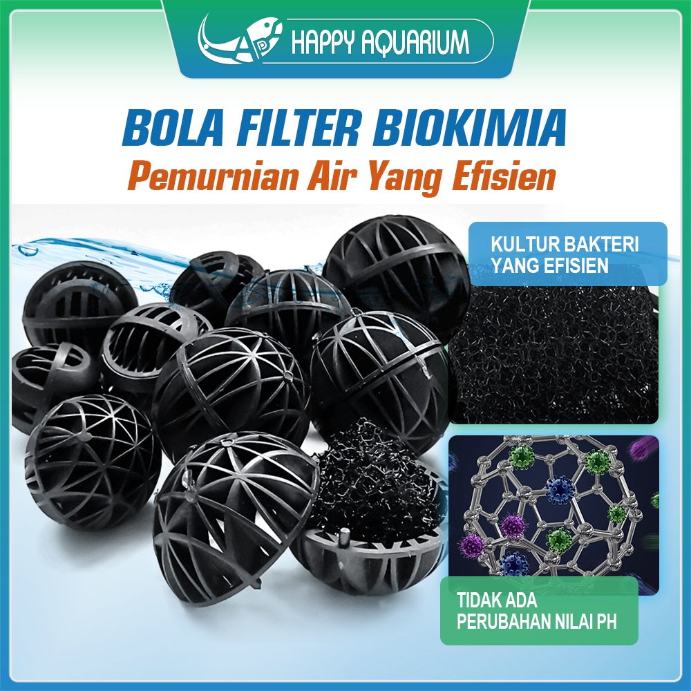Jual BIO BALL MEDIA FILTER AIR AQUARIUM DAN KOLAM IKAN | Shopee Indonesia