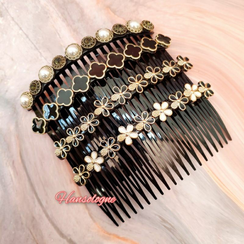 Jual sirkam rambut mata hitam korea aksesoris | Shopee Indonesia