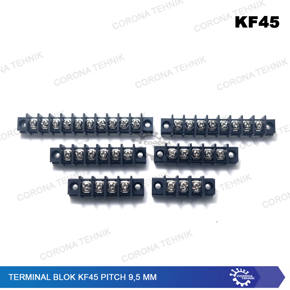 Jual 10 Pin - Terminal Blok KF45 Pitch 9,5 mm Terminal Blok Hitam PCB ...