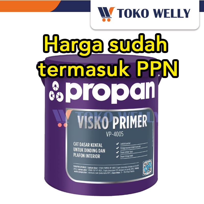 Jual Propan Visko Primer Vp 4005 Cat Dasar Pail 21kg Shopee Indonesia 8622