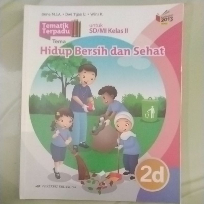 Jual Buku Pelajaran Tematik Terpadu Tema Hidup Bersih Dan Sehat D