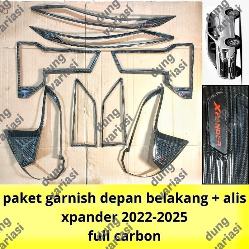 Jual Paket Lengkap Garnish Depan Belakang Alis Xpander