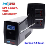 UPS INFORCE 650 VA / UPS 650 VA Dilengkapi AVR & LCD Display - UPS INFORCE 650 NA UPS INFORCE 600 NA