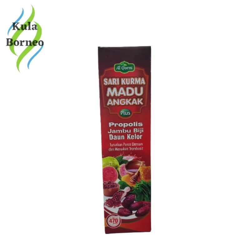 Jual Sari Kurma Madu Angkak Al Qorni Plus Propolis Jambu Biji Daun