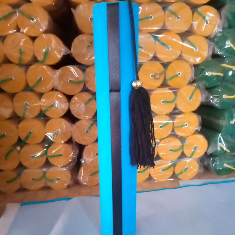 Jual tabung wisuda TK SD SMP SMA sarjana warna biru muda/ Turkish ...