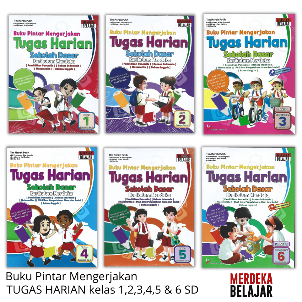 Jual TUGAS HARIAN KURIKULUM MERDEKA SD/MI KELAS 1,2,3,4,5 & 6 | Shopee ...
