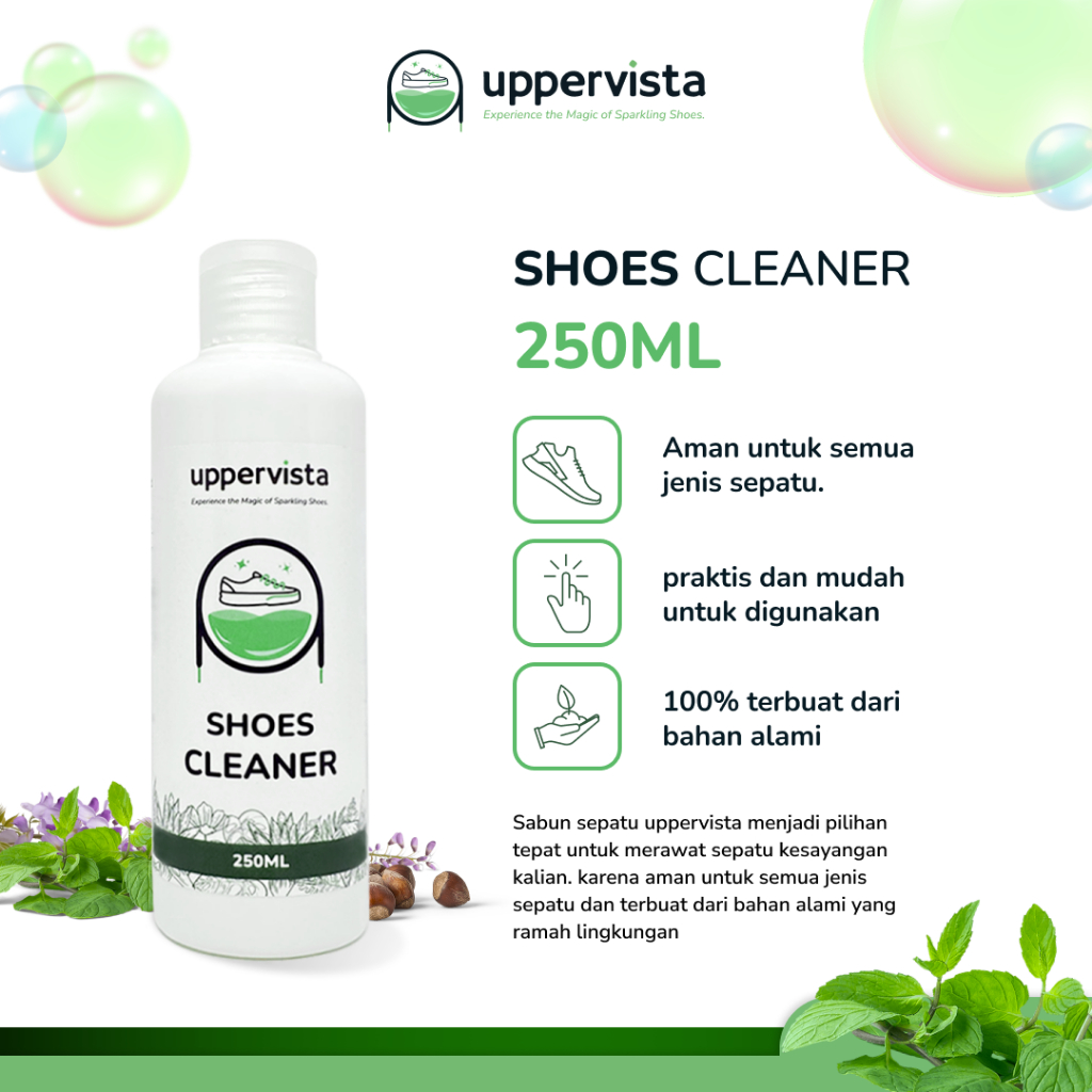 Jual Uppervista shoes cleaner pembersih sepatu/sabun sepatu - Shoes ...