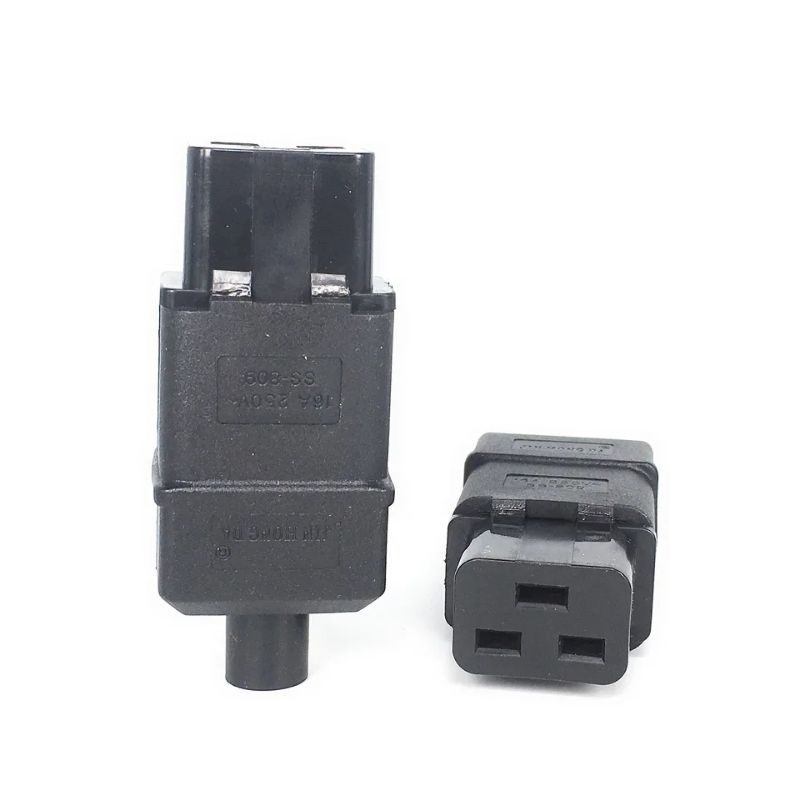Jual Konektor Power Socket IEC C20 Male / C19 Female 16A 250V | Shopee ...