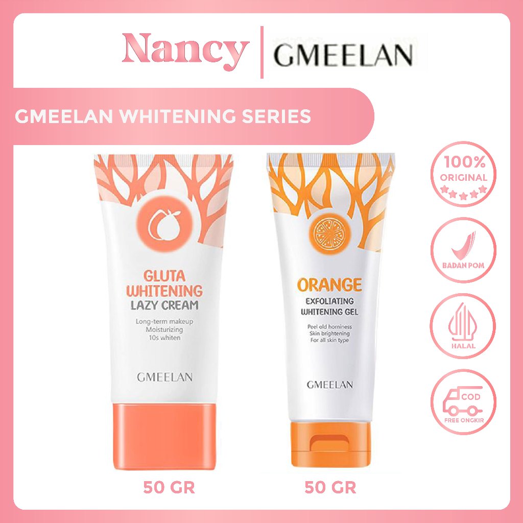 Jual (READY) GMEELAN EXFOLIATING WHITENING GEL 50 GR / LAZY WHITENING CREAM 50 GR BPOM Shopee