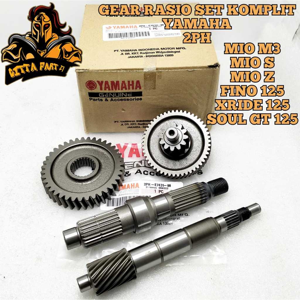 Jual GIGI GEAR RASIO SET KOMPLIT 4 MACAM ASLI ORIGINAL YAMAHA 2PH ...