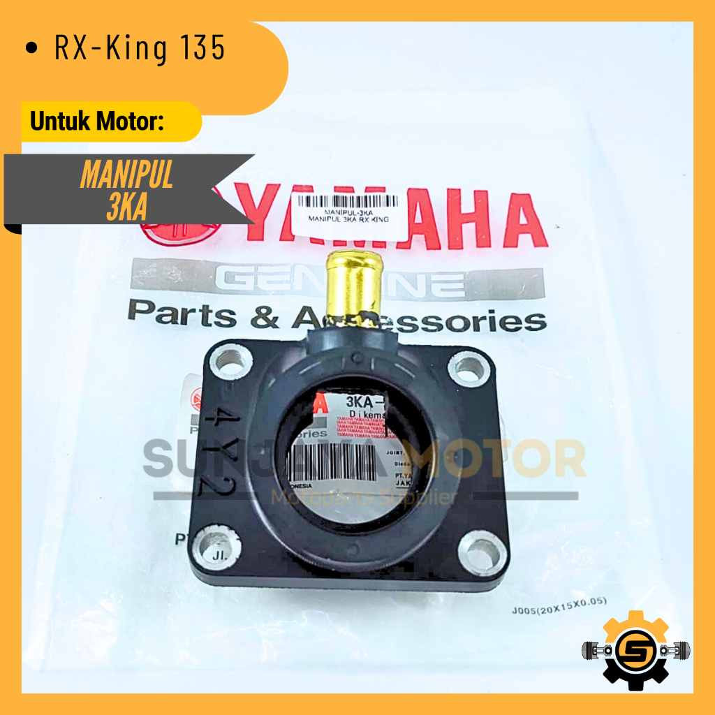 Jual Intake Manipul 3KA Manifold Kualitas Original Yamaha RX King Karet ...
