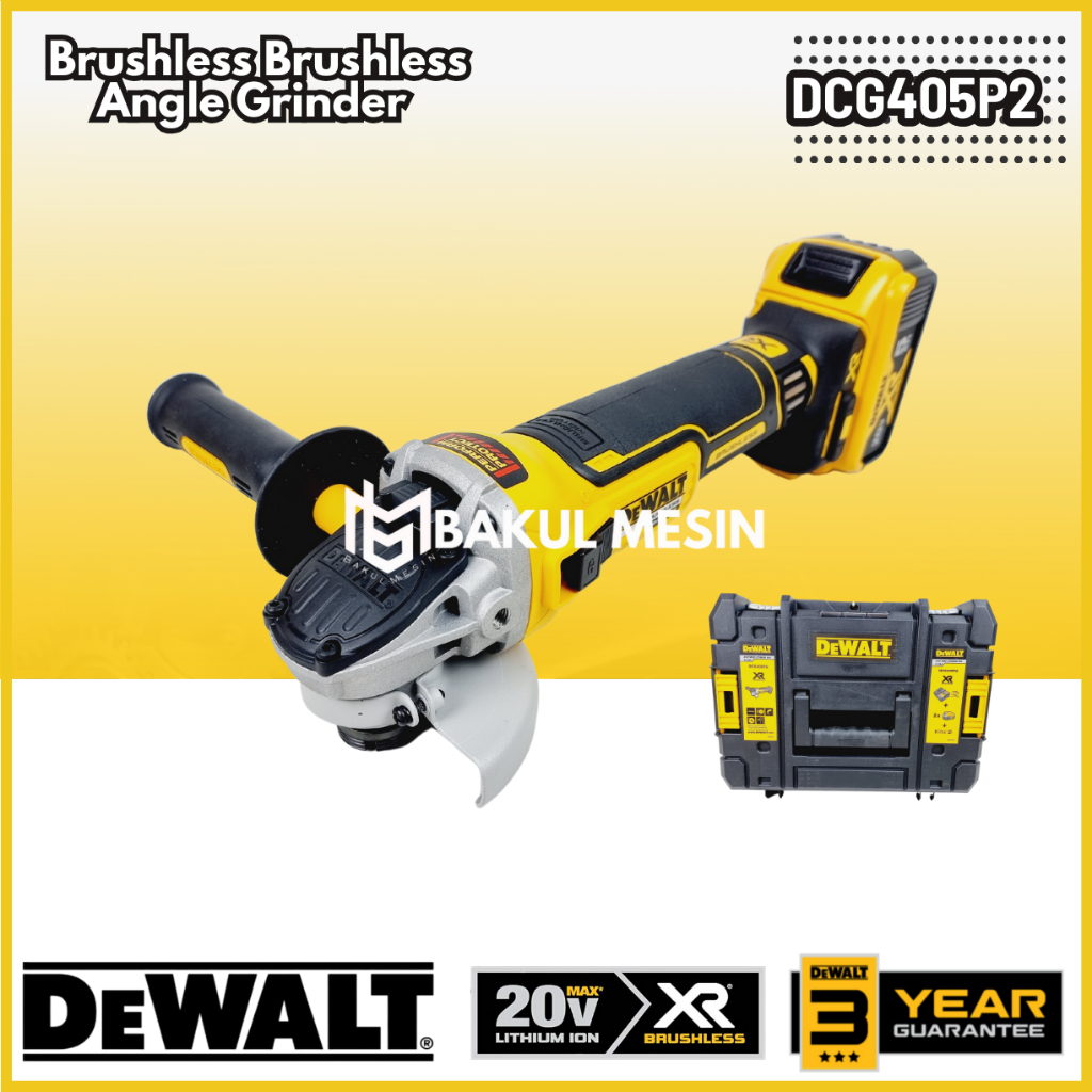 Jual DEWALT DCG405P2 Mesin Gerinda Baterai Cordless Angle Grinder ...