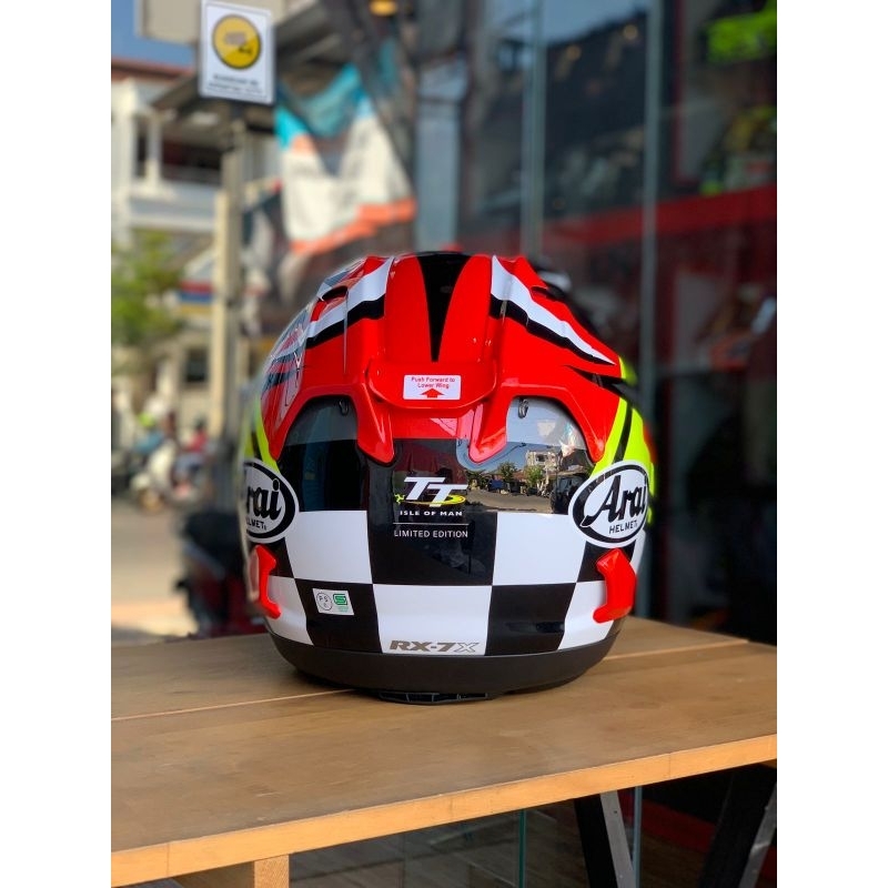 美品】Arai ISLE OF 転がせ MAN RX7X 23年限定モデル