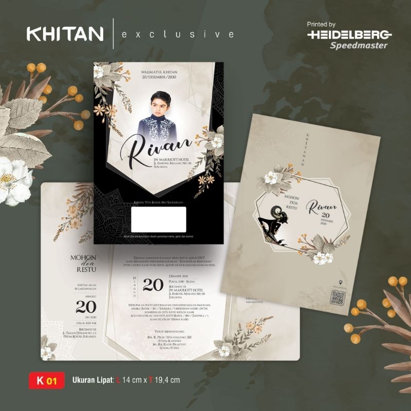 Jual KHITAN 01 | BLANGKO UNDANGAN KHITAN 01 (K 01) | Shopee Indonesia