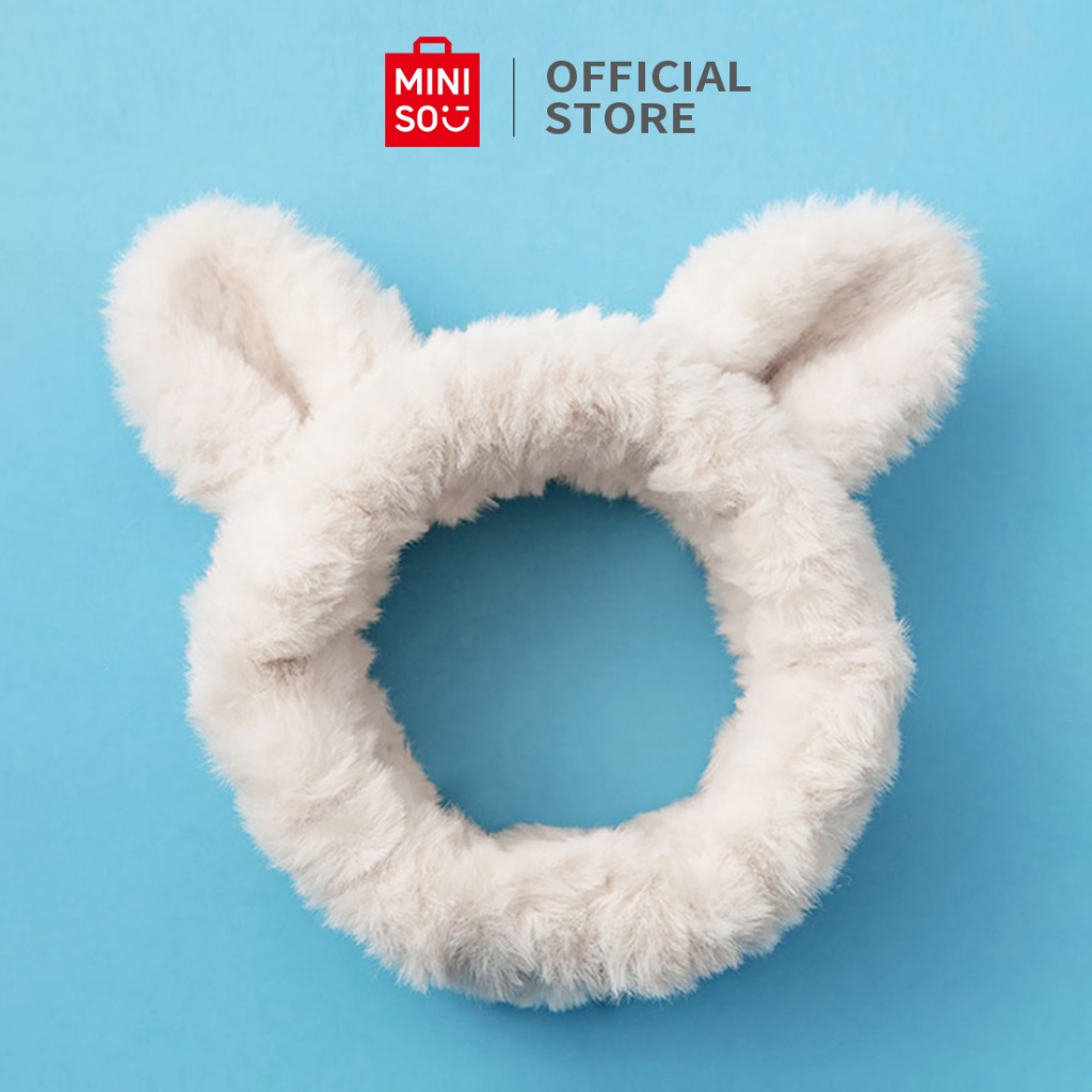 Jual MINISO Headband Telinga Kucing Bando Bandana Facial Rambut Handuk