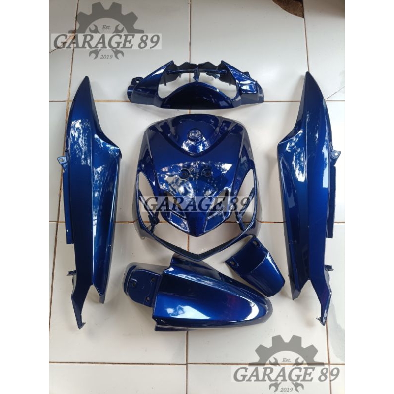 Jual Cover Ful Bodi Body Halus Alus Yamaha Mio Smile Senyum Mio New Blue Moon Light Atau Hitam