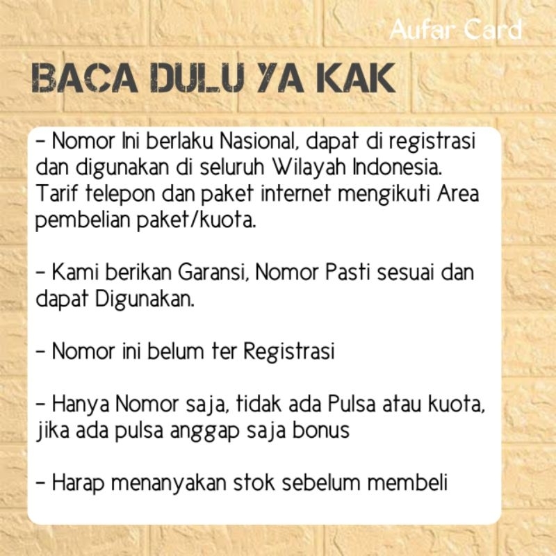 Jual Simpati Nomor Cantik ABAB CDCD Super AAA BBBB AABB AAAX LOOP 9994 ...